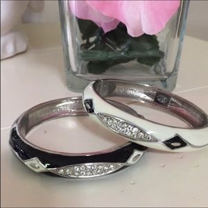 3/$13 Just Bundle Lot of two enamel  bracelets